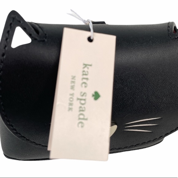 Kate Spade Cat Key Fob Purse Charm, Black - Picture 4 of 5